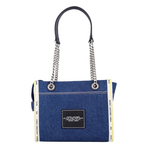 Marc Jacobs The Small Tote Shoulder bag Denim Tote New Sealed - Picture 14 of 14